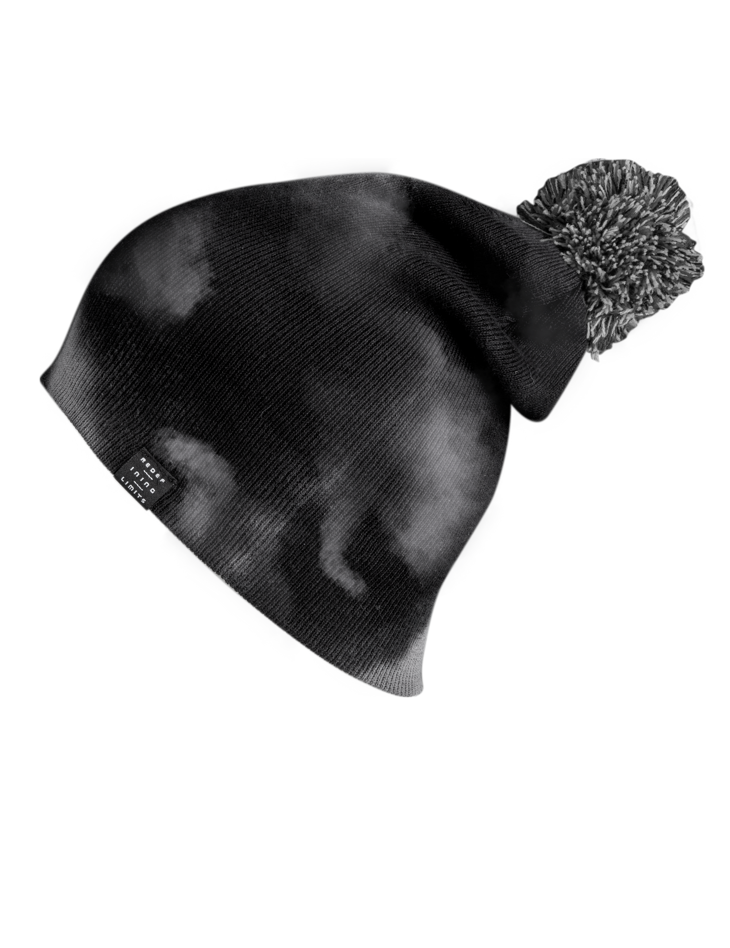 Defined Beanie Black Tie Dye
