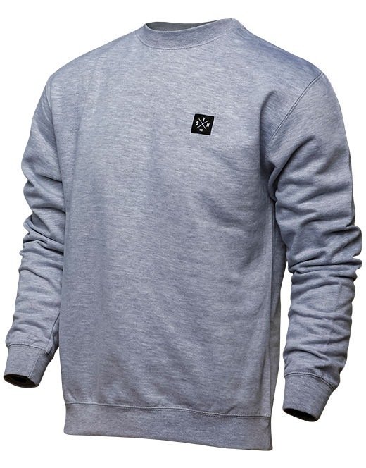 Benchmark Crew Neck - Heather Gray
