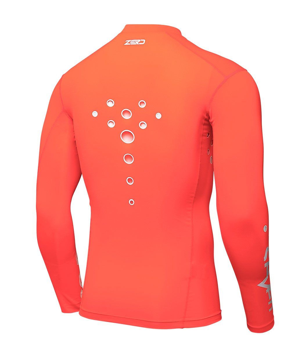 Zero Laser Cut Compression Jersey - Coral