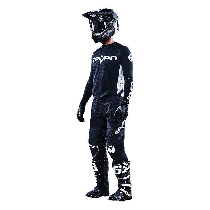 Zero Staple Laser Cut Compression Jersey - Black