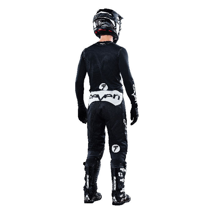 Zero Staple Laser Cut Compression Jersey - Black