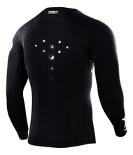 Zero Staple Laser Cut Compression Jersey - Black