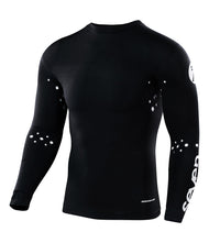 Zero Staple Laser Cut Compression Jersey - Black